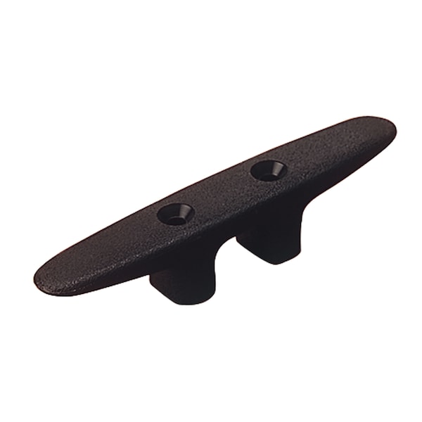 Sea-Dog 043360-1 Heavy-Duty Black Nylon Open Base Cleat - 6-1/4", Pack of 2 043360-1 - main